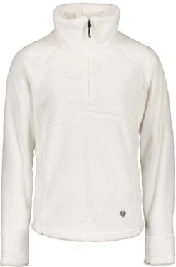 Obermeyer Teen Girls' Furry Fleece Quarter Zip T-Neck 2020-2021 -Summit Ski 3700016010 white final