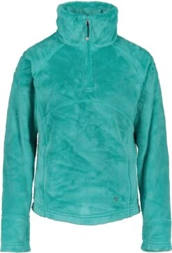 Obermeyer Teen Girls' Furry Fleece Quarter Zip T-Neck 2020-2021 -Summit Ski 3700020063 off tropic final