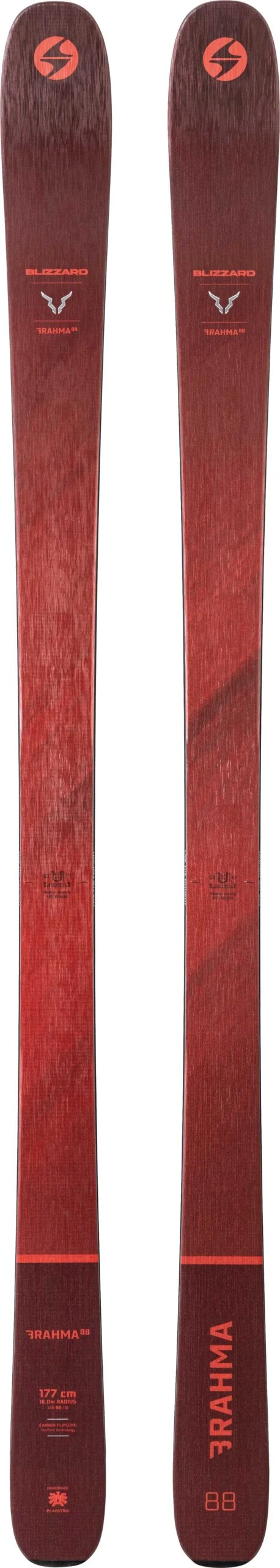 Blizzard Men's Brahma 88 Flat Skis 2020-2021 3 Blizzard Men's Brahma 88 Flat Skis 2020-2021