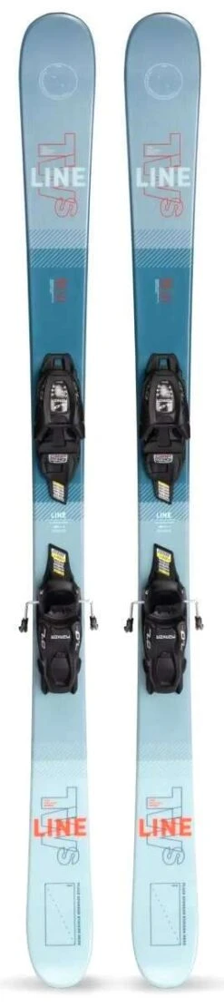 Line Juniors Tom Wallisch Shorty System Ski With Marker FDT 7.0 Ski Bindings