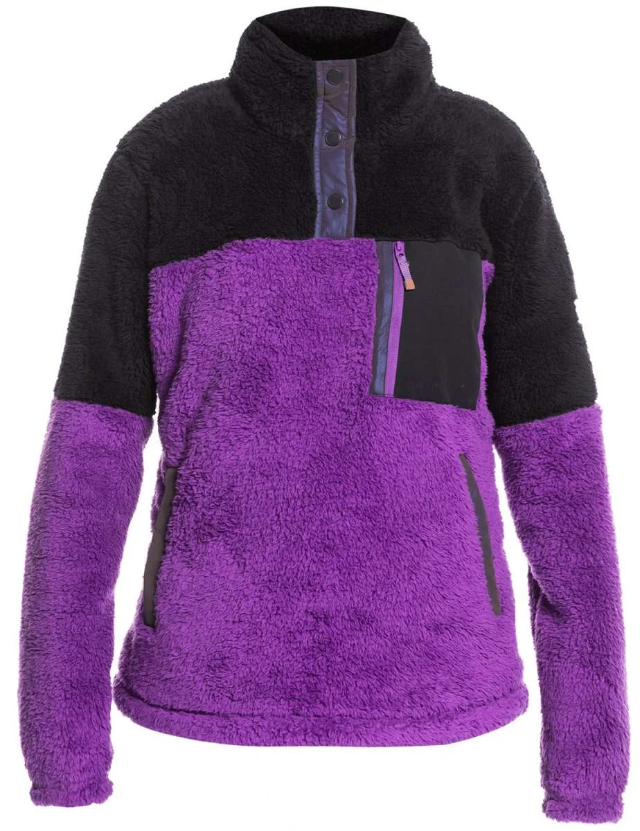 Roxy Ladies Alabama Sherpa Pull Over 2021-2022 3 Roxy Ladies Alabama Sherpa Pull Over 2021-2022