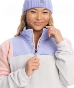 Roxy Ladies Chloe Kim Zip Fleece Top 2022-2023 -Summit Ski roxy ladies chloe kim full zip fleece top 2022 2023 ski pro 184206859